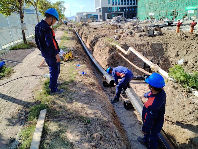 定湾十五路市政燃气管道工程 构筑城市能源动脉的坚实一步